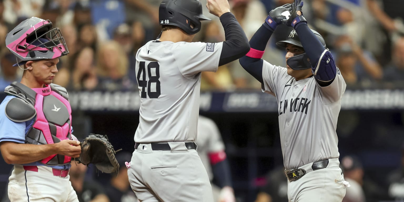 Yankees se llevan serie contra Rays impulsados por cinco cuadrangulares