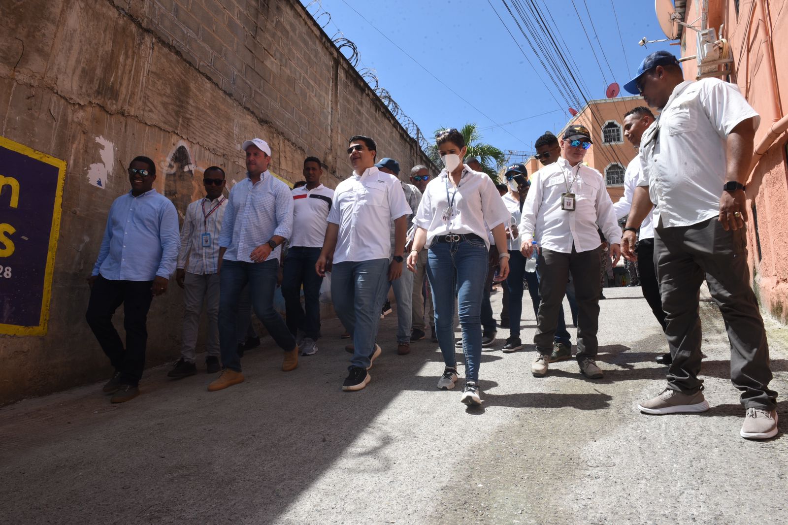 Autoridades de la Caasd recorren cañada el Túnel de Capotillo y supervisan avances trabajos en cañada La 800