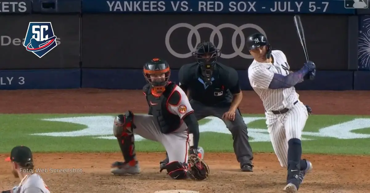 Giancarlo Stanton se EXCEDIÓ en New York contra Baltimore