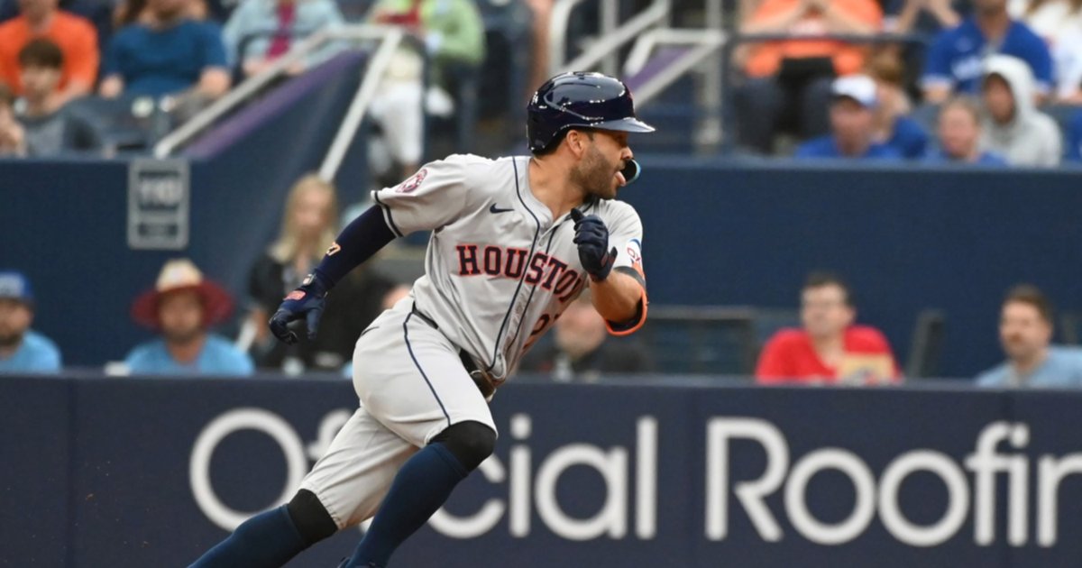 José Altuve no para de subir sus números con los Astros en 2024