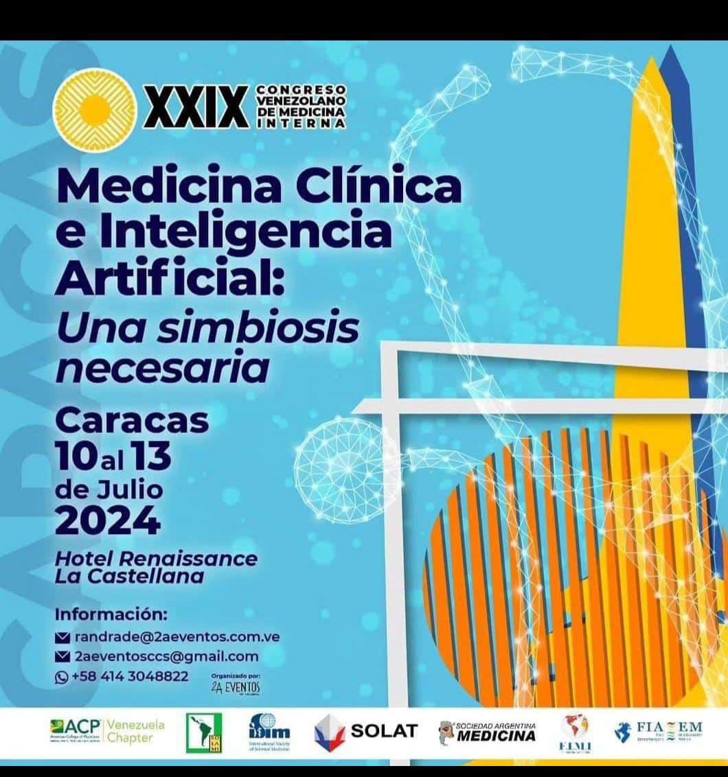 Invitan a los médicos del estado Trujillo al XXIX Congreso de Medicina Interna