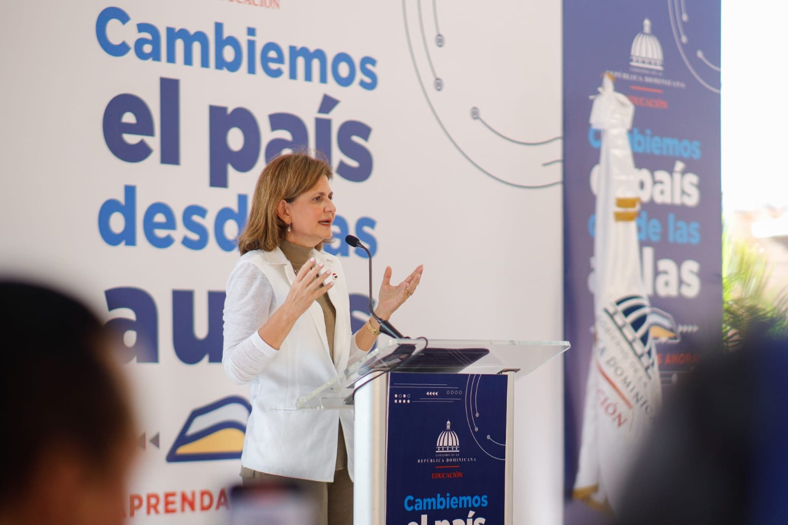 Raquel Peña: “Si nos preguntan qué necesita más RD, la respuesta es clara: educación, educación y educación”