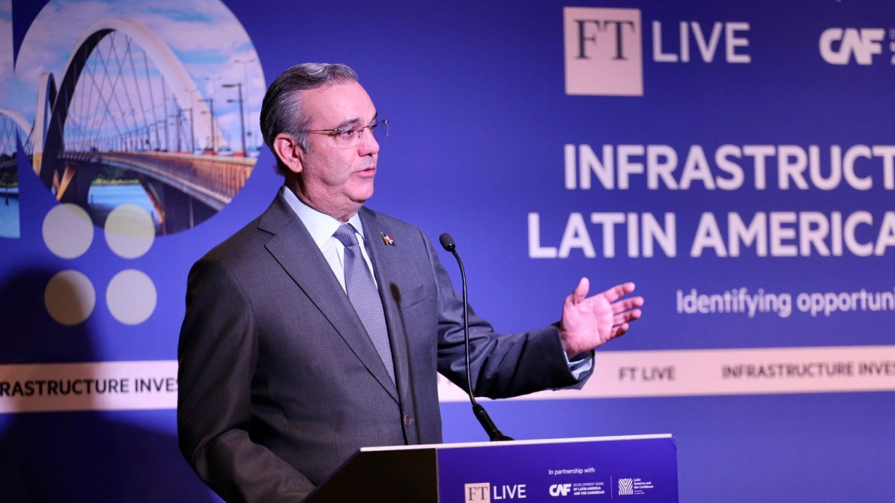 Transmitirán discurso del presidente Abinader en la Conferencia Anual de CAF, a través de red de radio y televisión, este domingo