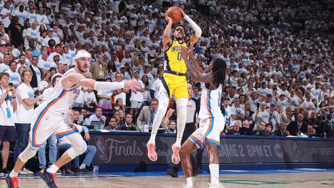 Tyrese Haliburton, héroe del triunfo de los Pacers en el Juego 1 de las Finales de la NBA