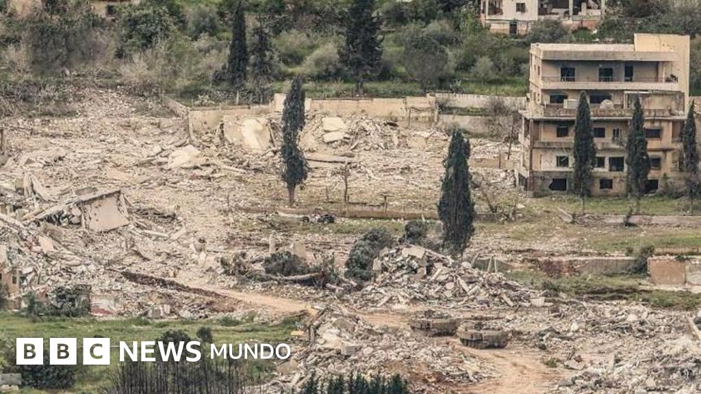 Las imágenes satelitales que muestran cómo Israel ha arrasado localidades enteras en el sur del Líbano