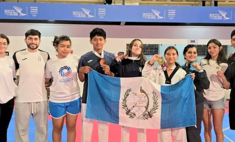 3 jóvenes guatemaltecos ganan medallas de taekwondo en República Dominicana