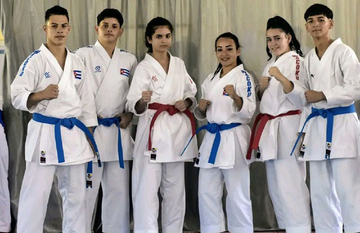 Karatecas cubanos aseguran presencia en Santo Domingo 2026