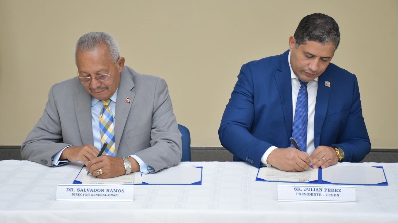 Onapi firma acuerdo interinstitucional para impulsar el desarrollo empresarial en Santo Domingo Norte