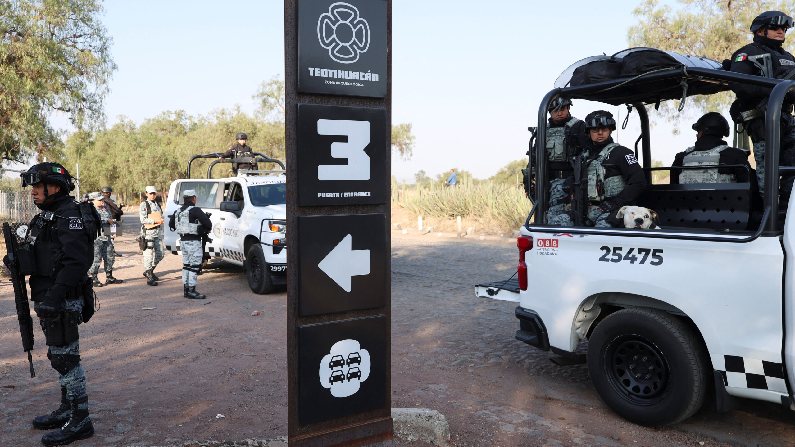 El tirador en Teotihuacán llevaba notas relacionadas con tiroteos masivos de EE. UU.