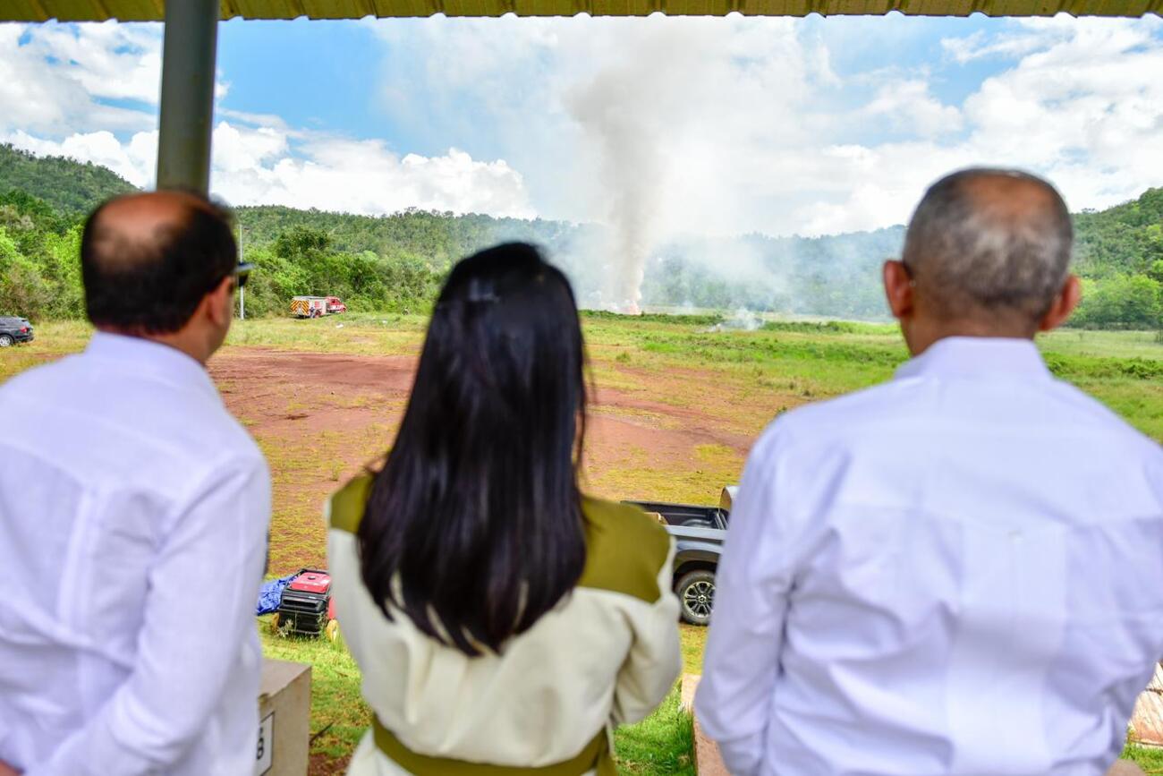 Interior y Policía eliminan más de 10,000 fuegos artificiales incautados