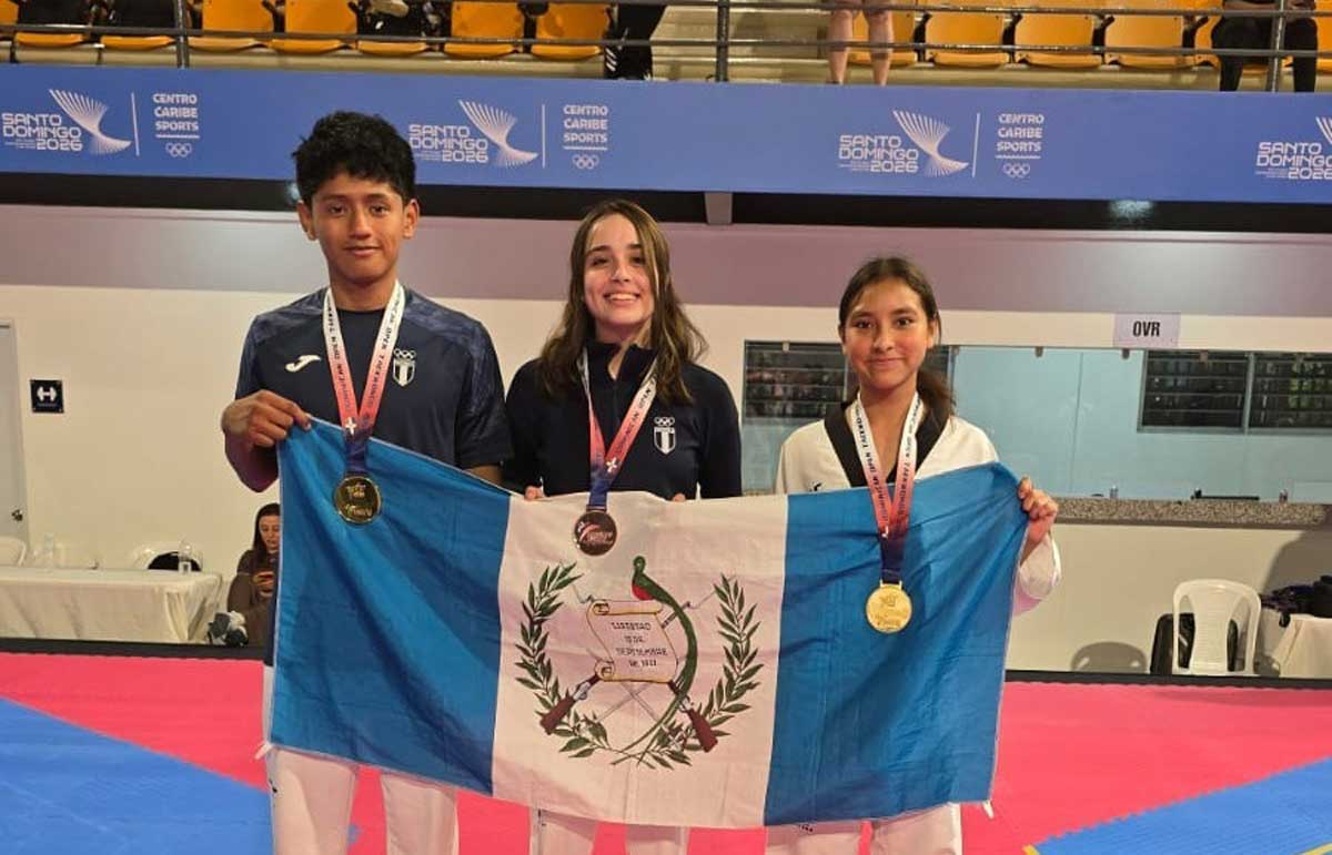 Carol Acajabón y Felix Camey conquistan el oro en República Dominicana