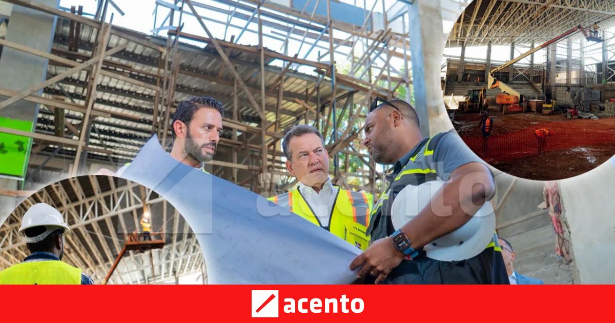 Ito Bisonó acelera entrega de obras deportivas; pabellón de taekwondo supera el 75 % de ejecución