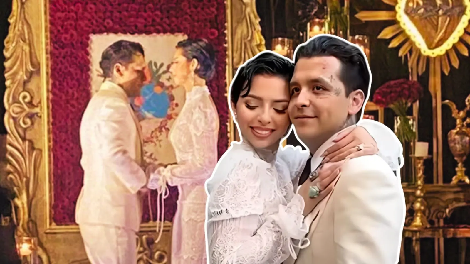 Christian Nodal revela por qué se pospuso su boda religiosa con Ángela Aguilar
