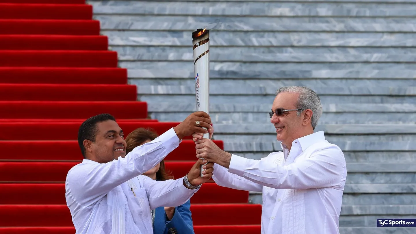 República Dominicana da comienzo al recorrido de la llama de los Juegos Centroamericanos