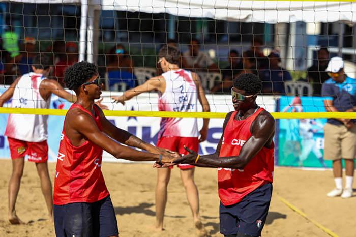 Plata de Gómez y Veranes en Norceca de voleibol de playa